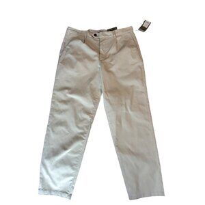 Goodfellow Slim Fit Chino Pants Soft Cream Cotton Blend With Subtle Stretch  34